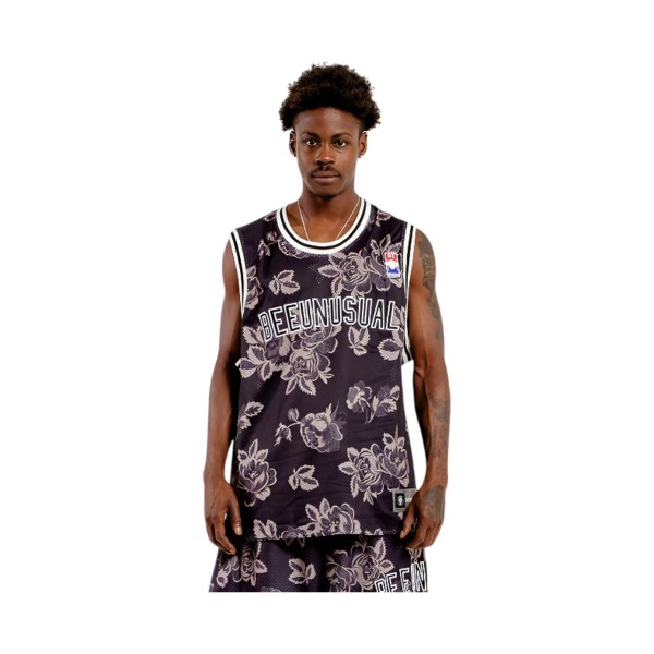 Bee Unusual Retro Basketball Jersey Tank Ανδρικη Αμανικη Μπλουζα Μαυρη