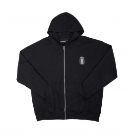 Bee Unusual Vanity Mirror Graphics Hooded Ανδρικη Ζακετα Μαυρη