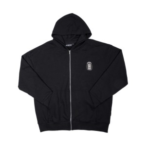 Bee Unusual Vanity Mirror Graphics Hooded Ανδρικη Ζακετα Μαυρη