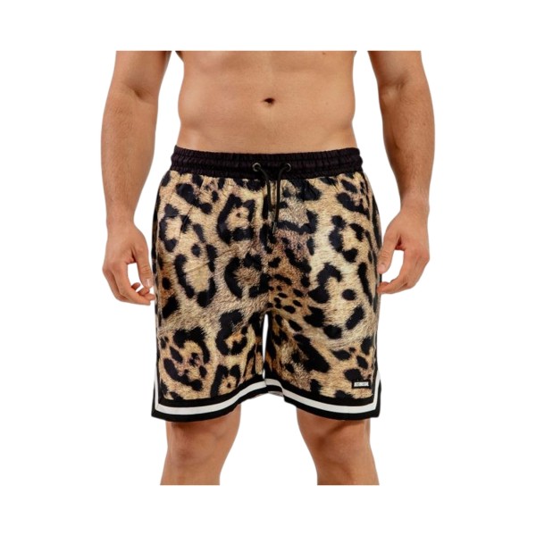 Bee Unusual Jaguar Board Mid Lenght AOP Ανδρικο Μαγιο Μαυρο - Καφε
