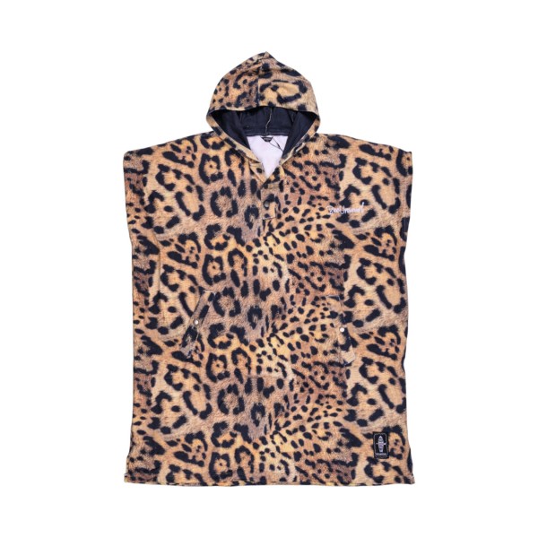 Bee Unusual Jaguar AOP Changing Unisex 10x40x100εκ Ποντσο Θαλασσης Καφε - Μαυρο