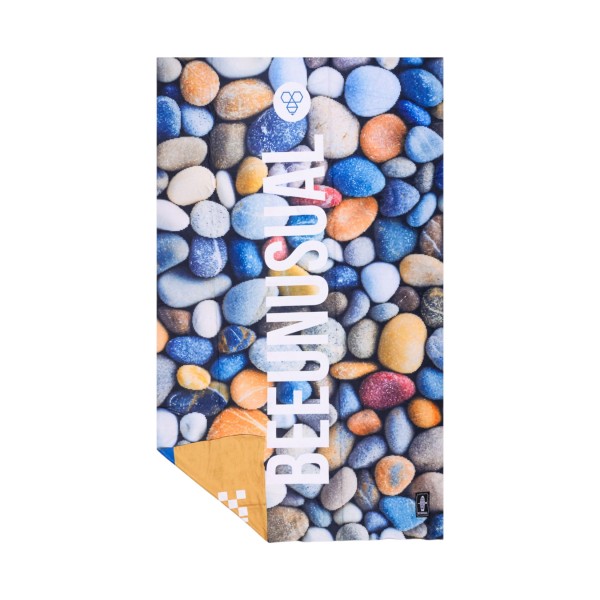 BeeUnusual Pebble AOP Lightweight Unisex Πετσετα Θαλασσης 100x150εκ Μπλε - Πολυχρωμο