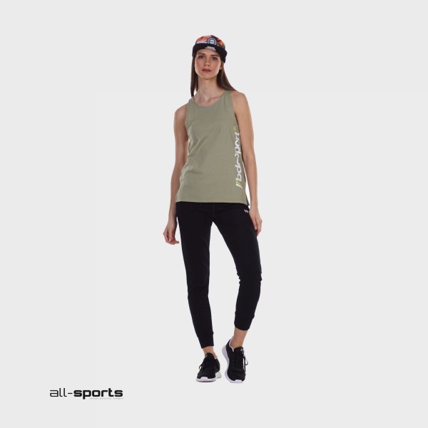 Body Action Workout Γυναικεια Αμανικη Μπλουζα Χακι