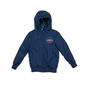 Body Action Fleece Lined Hooded Παιδικο Μπουφαν Μπλε