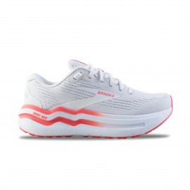 Brooks Ghost Max 2 Running Γυναικειο Παπουτσι Λευκο - Πορτοκαλι