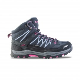 CMP Rigel Mid Trekking WP Ορειβατικο Εφηβικο Μποτακι Ανθρακι - Ροζ