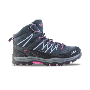 CMP Rigel Mid Trekking WP Ορειβατικο Εφηβικο Μποτακι Ανθρακι - Ροζ
