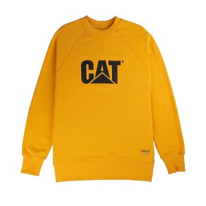 Caterpillar Basic Ανδρικο Φουτερ Κιτρινο