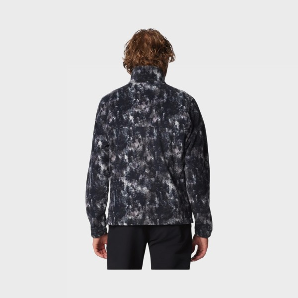 Columbia Steens Mountain Fleece Printed Ανδρικη Ζακετα Μαυρο - Γκρι