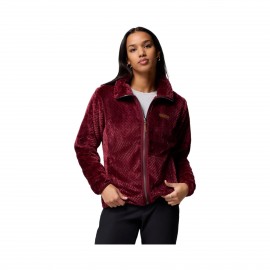 Columbia Fire Side II Sherpa FL Γυναικεια Ζακετα Μπορντο
