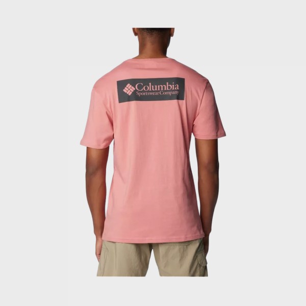 Columbia North Cascades Graphic Jersey Ανδρικη Μπλουζα Ροζ