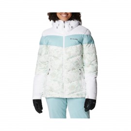 Columbia Abbott Peak Insulated WP Γυναικειο Μπουφαν Λευκο - Σιελ