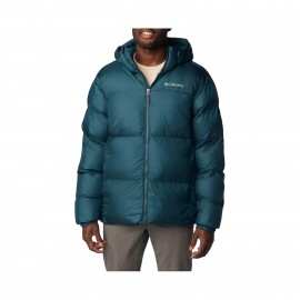Columbia Puffect Hooded Ανδρικο Μπουφαν Πετρολ