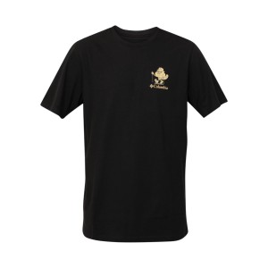 Columbia Hageman Chest Graphic Casual Ανδρικη Μπλουζα Μαυρη