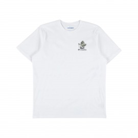 Columbia Hageman Chest Graphic Casual Ανδρικη Μπλουζα Λευκη