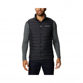Columbia Power Lite II Neck Ανδρικο Γιλεκο Μαυρο