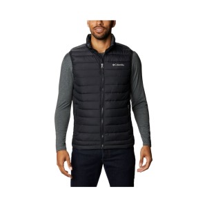 Columbia Power Lite II Neck Ανδρικο Γιλεκο Μαυρο