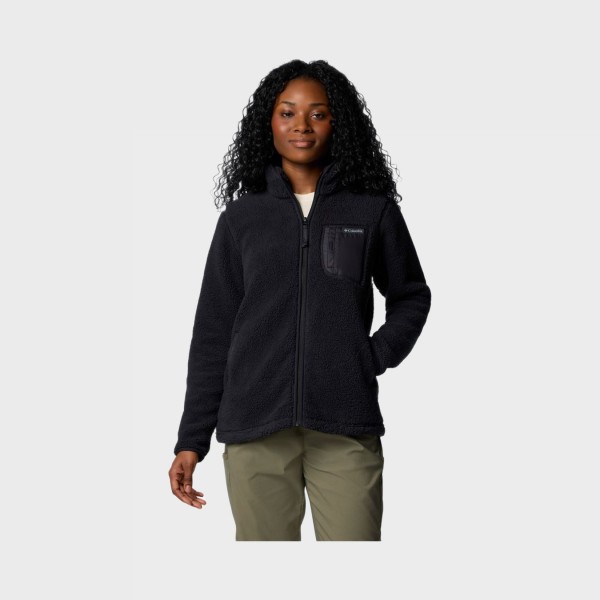 Columbia West Bend Full Fleece Γυναικεια Ζακετα Μαυρη