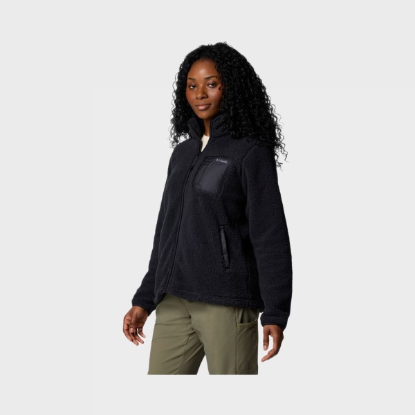 Columbia West Bend Full Fleece Γυναικεια Ζακετα Μαυρη