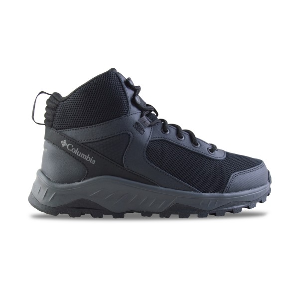 Columbia TrailStorm Ascent Mid Waterproof Ανδρικο Ορειβατικο Παπουτσι Μαυρο