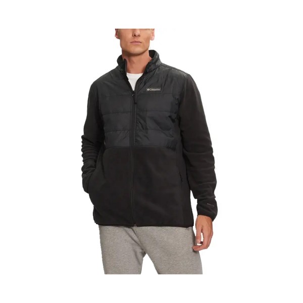 Columbia Basin Butte Fleece II Full Zip Omni Heat Ανδρικη Ζακετα Μαυρη