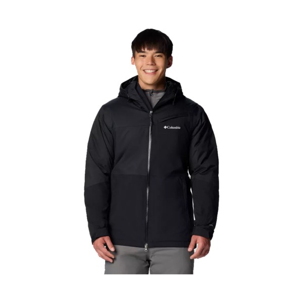 Columbia Iceberg Point II Hooded Omni Heat Reflective Ανδρικο Μπουφαν Μαυρο