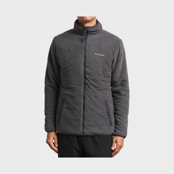 Columbia Winter Pass Fleece Reversable Ανδρικη Ζακετα Γκρι - Μπεζ
