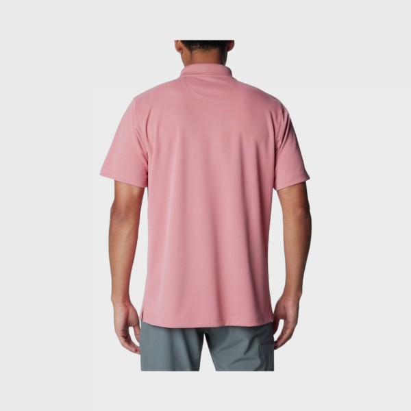 Columbia Utilizer Polo Ανδρικη Μπλουζα Ροζ