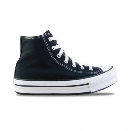 Converse Chuck Taylor All Star Eva Lift Canvas Εφηβικο Παπουτσι Μαυρο