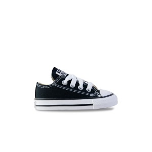 Converse All Star Chuck Taylor Ox Βρεφικο Παπουτσι Μαυρο