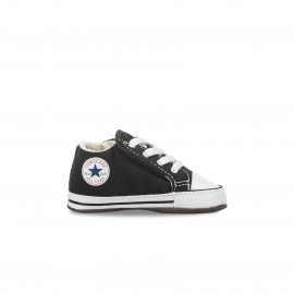 Converse Chuck Taylor All Star Cribster Canvas Βρεφικο Παπουτσι Αγκαλιας Μαυρο