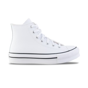 Converse Chuck Taylor All Star Eva Lift Leather Εφηβικο Παπουτσι Λευκο