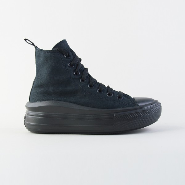 Converse Chuck Taylor Move Canvas Platform Γυναικειο Παπουτσι Μαυρο