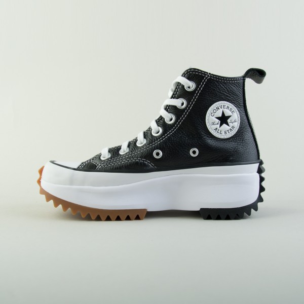 Converse RunStar Hike Platform Canvas Γυναικειο Παπουτσι Μαυρο - Λευκο