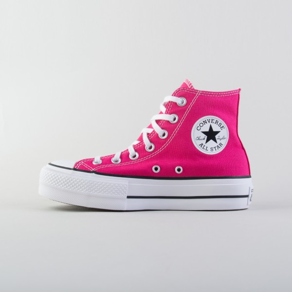 Converse Chuck Taylor All Star Lift Platform Canvas Γυναικειο Παπουτσι Φουξ