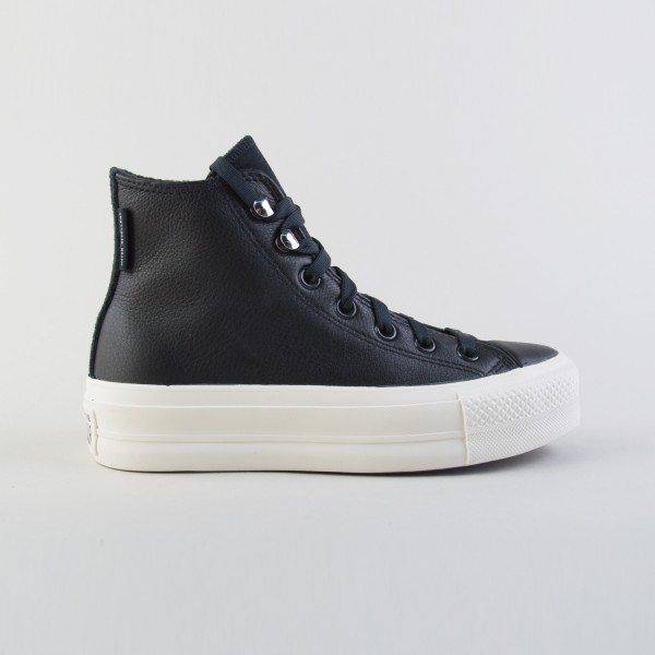 Converse Chuck Taylor All Star Lift Platform Water Repelent Γυναικειο Παπουτσι Μαυρο