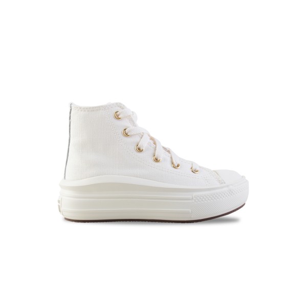 Chuck Taylor All Star Move Tonal Canvas Παιδικο Παπουτσι Ιβουαρ - Χρυσο