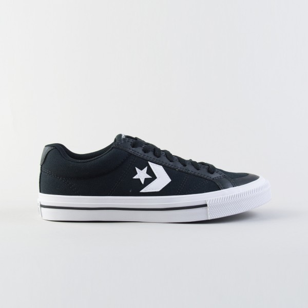 Converse Sport Casual Low Sneaker Unisex Παπουτσι Μαυρο - Λευκο