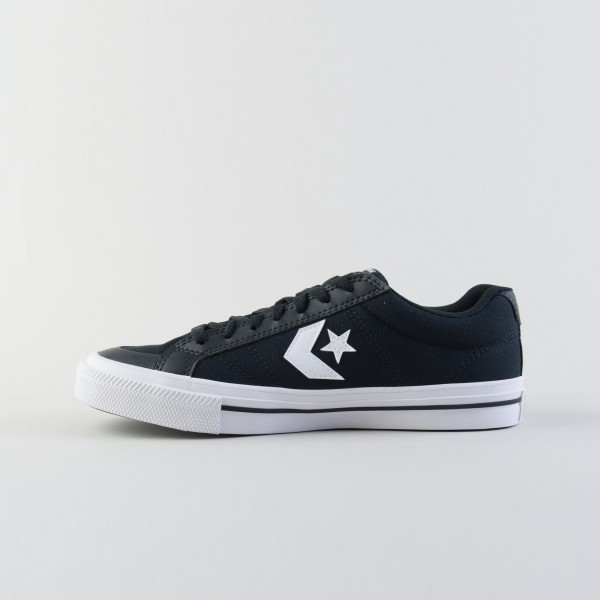 Converse Sport Casual Low Sneaker Unisex Παπουτσι Μαυρο - Λευκο