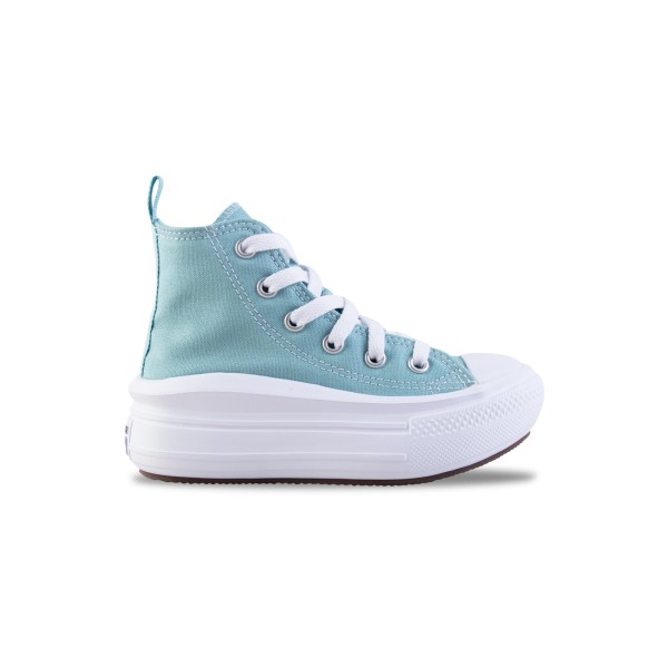 Converse Chuck Taylor All Star Move Denim Παιδικο Παπουτσι Τιρκουαζ