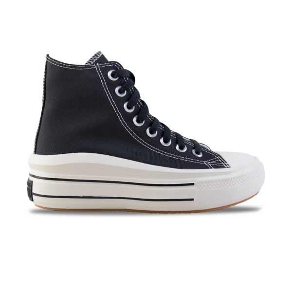 Converse Move Platform Retro Durable Γυναικειο Παπουτσι Μαυρο