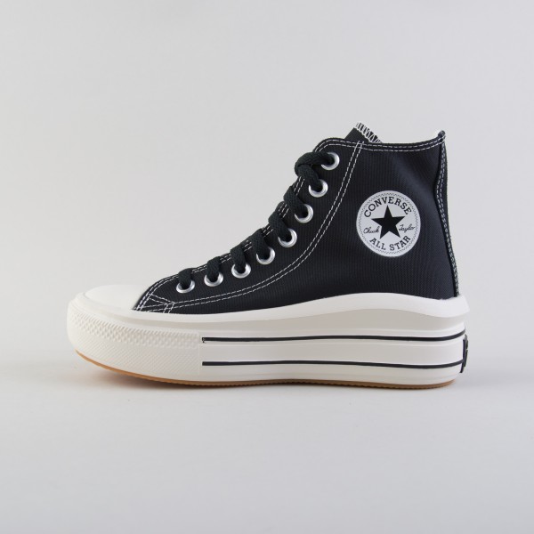 Converse Move Platform Retro Durable Γυναικειο Παπουτσι Μαυρο