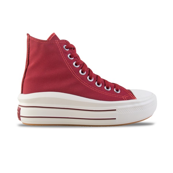 Converse Move Platform Retro Durable Γυναικειο Παπουτσι Κοκκινο