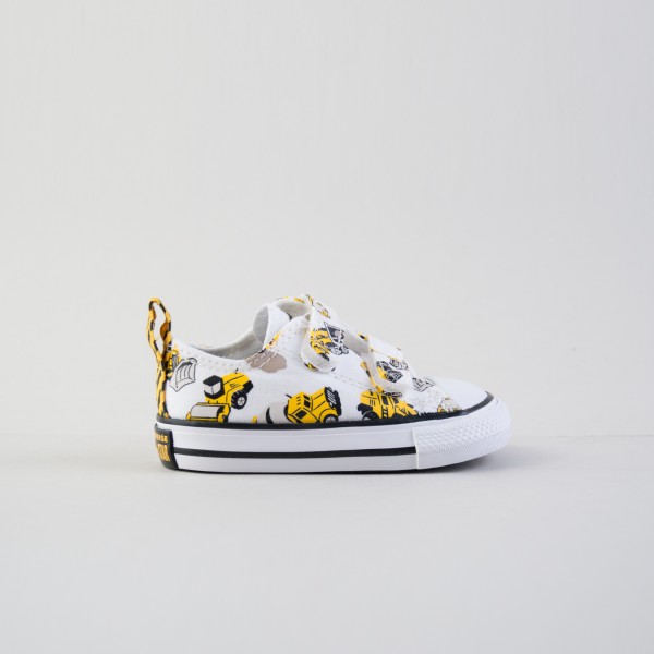 Converse Chuck Taylor All Star Construction Print Easy On Βρεφικο Παπουτσι Λευκο - Κιτρινο