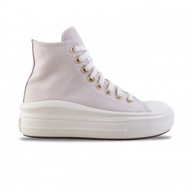 Converse All Star Move Platform Gold Luxe Γυναικειο Παπουτσι Λιλα