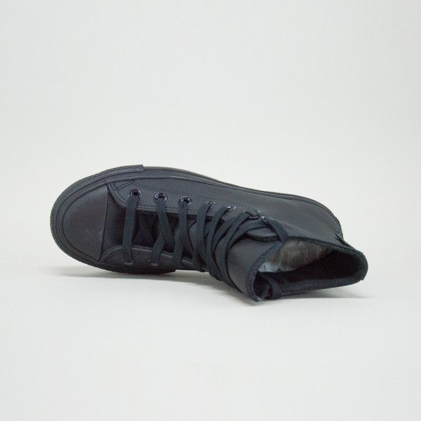 Converse Chuck Taylor All Star Lift Leather Γυναικειο Παπουτσι Μαυρο