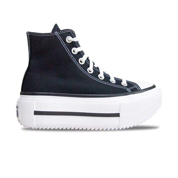 Converse Chuck Taylor All Star Lift Double Stack Γυναικειο Παπουτσι Μαυρο - Λευκο