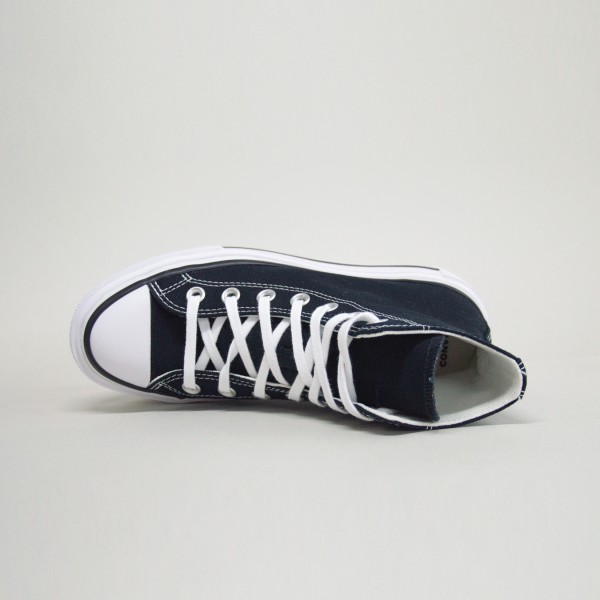 Converse Chuck Taylor All Star Lift Double Stack Γυναικειο Παπουτσι Μαυρο - Λευκο