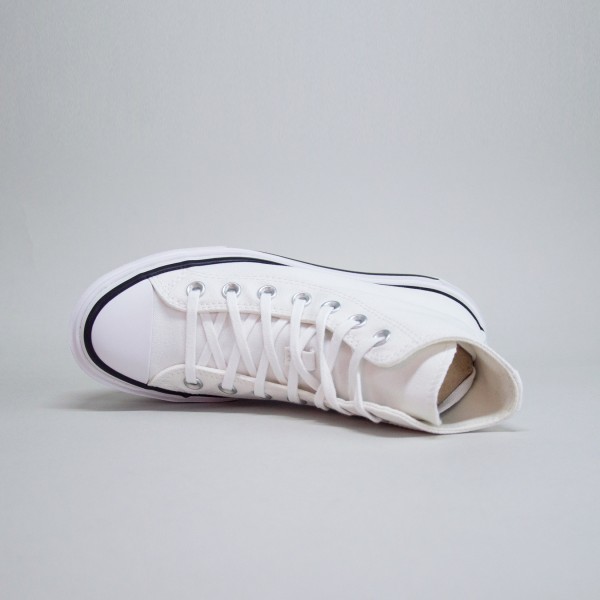 Converse Chuck Taylor All Star Lift Double Stack Γυναικειο Παπουτσι Λευκο