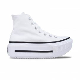 Converse Chuck Taylor All Star Lift Double Stack Γυναικειο Παπουτσι Λευκο